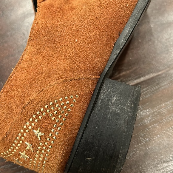 Adorable Musta in Spanish leather lace up,star studded shoes. - Picture 7 of 11